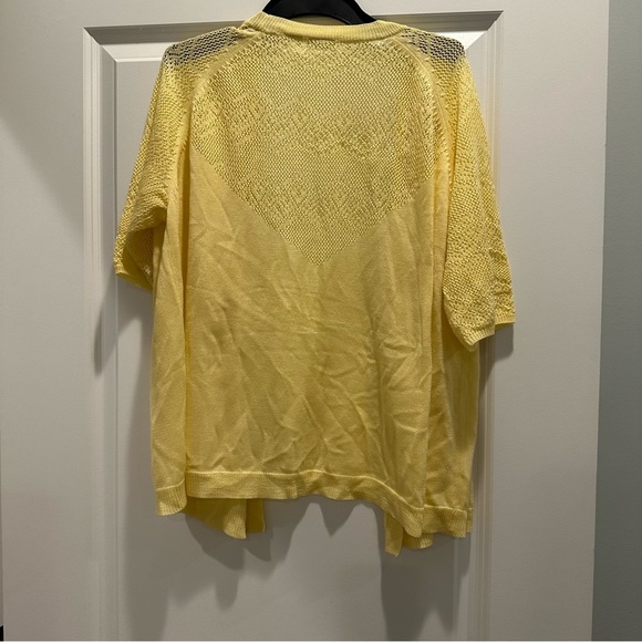 Cato Light Yellow Knit Cardigan - Picture 5 of 5